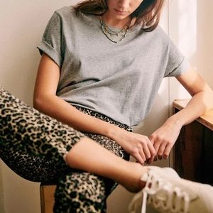 Sézane Clara trousers, leopard, size 36